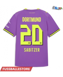 Günstige Borussia Dortmund Marcel Sabitzer #20 3rd trikot 2026-27 Kurzarm